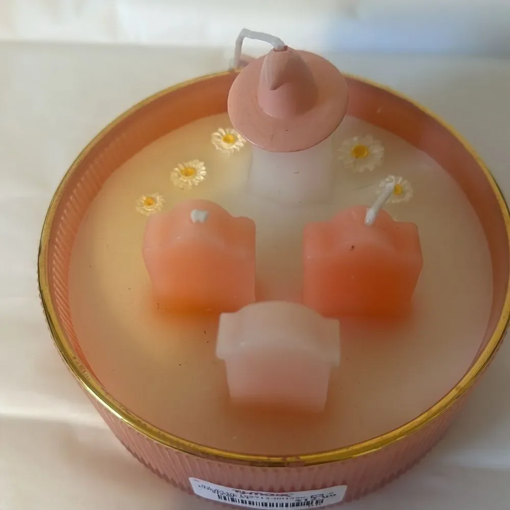 CUPCAKE & CASHMERE Pink Halloween Ghost Candle You've Been Ghosted